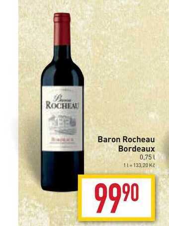 Baron rocheau bordeaux 0,75l