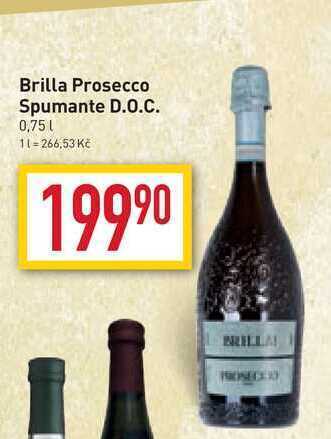 Billa Brilla prosecco spumante d.o.c. 0,75l nabídka