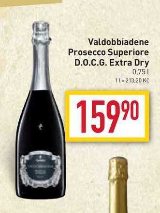 Billa Valdobbiadene prosecco superiore d.o.c.g. extra dry 0,75l nabídka
