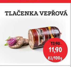 RABBIT řeznictví Tlačenka vepřová 100g nabídka