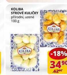 Flop Koliba sýrové kuličky přírodní, uzené 100 g nabídka