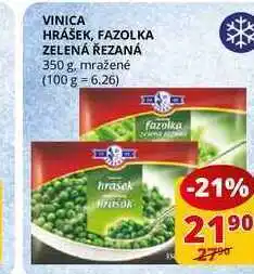 Flop Vinica hrášek, fazolka zelená řezaná 350 g nabídka