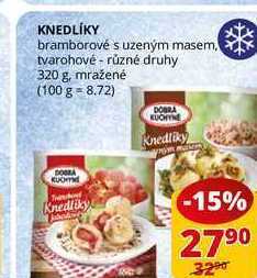 Flop Knedlíky bramborové s uzeným masem 320g nabídka