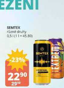 Flop Semtex různé druhy 0,5l nabídka