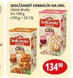 Flop Sedlčanský hermelín na gril různé druhy 4 x 100 g nabídka