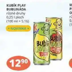 Flop Kubík play bublináda různé druhy 0,25l plech nabídka
