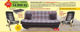 Nábytkáři Čech a Moravy Ponton New 3R+1+1: sedací souprava. nabídka
