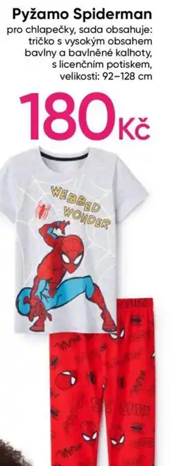 Pepco Pyžamo Spiderman nabídka