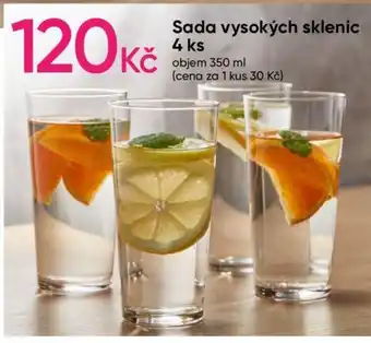 Pepco Sada vysokých sklenic 4 ks nabídka