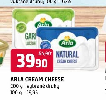 Terno ARLA CREAM CHEESE 200 g vybrané druhy nabídka