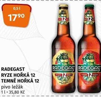 Coop RADEGAST RYZE HOŘKÁ 12 TEMNĚ HOŘKÁ 12 nabídka