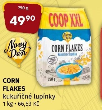 Coop CORN FLAKES nabídka