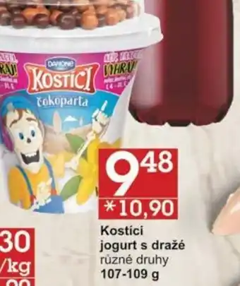 Jip Kostici jogurt s dražé nabídka