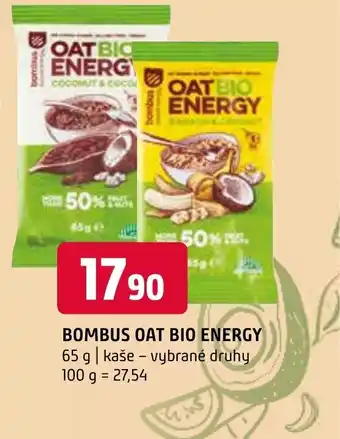 Terno BOMBUS OAT BIO ENERGY 65 g| kaše - vybrané druhy 100 g = 27,54 nabídka