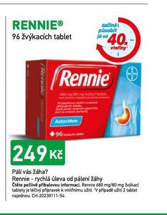 Alphega Lékárna Rennie nabídka