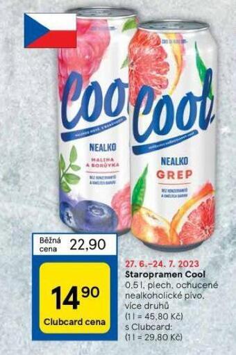 Tesco Staropramen cool nabídka
