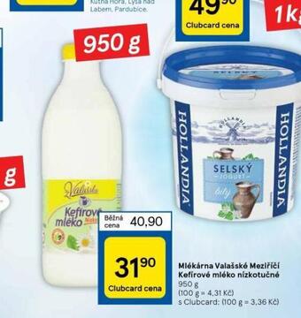 Tesco Kefírové mléko nabídka