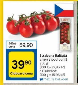 Tesco Rajčata cherry nabídka