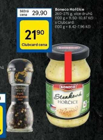 Tesco Boneco hořčice nabídka