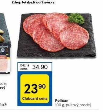 Tesco Poličan nabídka