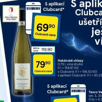 Tesco Habánské sklepy nabídka