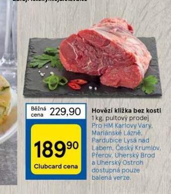 Tesco Hovězí kližka bez kosti nabídka