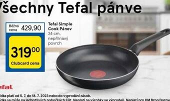 Tesco Tefal pánev nabídka