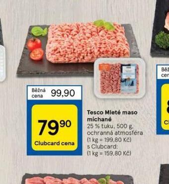 Tesco Mleté maso nabídka