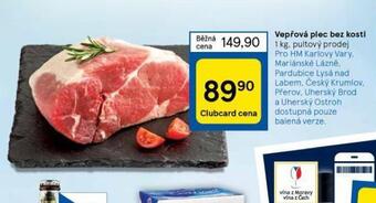 Tesco Vepřová plec bez kosti nabídka