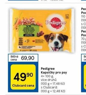 Tesco Pedigree kapsičky pro psy nabídka