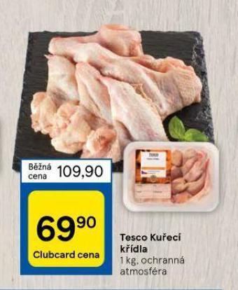 Tesco Kuřecí křídla nabídka