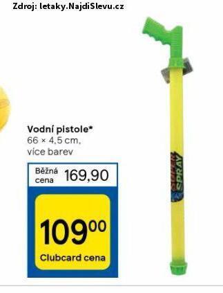Tesco Vodní pistole nabídka