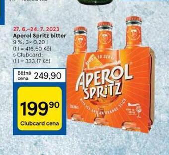 Tesco Aperol spritz bitter nabídka