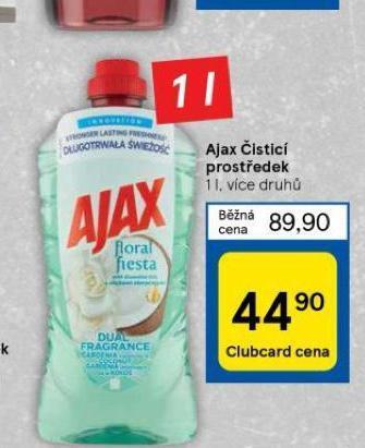 Tesco Ajax čisticí prostředek nabídka