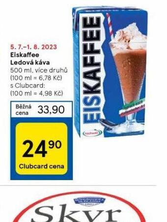 Tesco Eiskaffee ledová káva nabídka