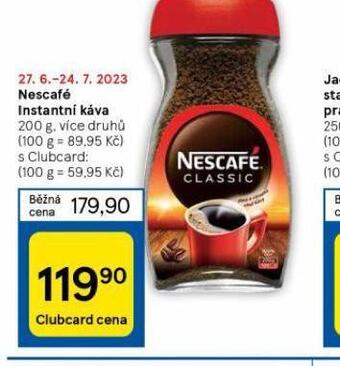Tesco Káva nescafé nabídka