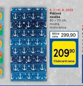 Tesco Plážová osuška nabídka