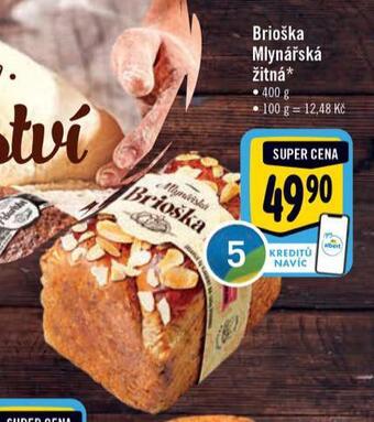Albert Brioška mlynářská žitná nabídka