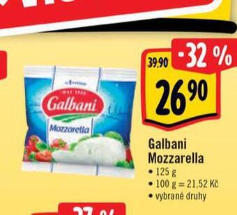Albert Galbani mozzarella sýr nabídka