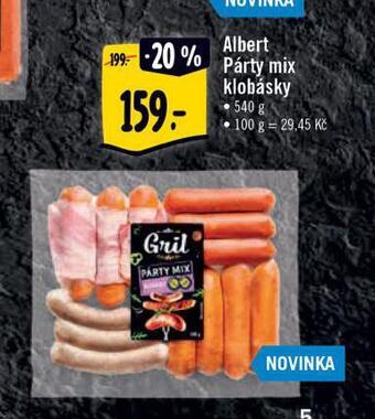 Albert Párty mix klobásky nabídka