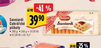 Albert Savoiardi cukrářské piškoty nabídka