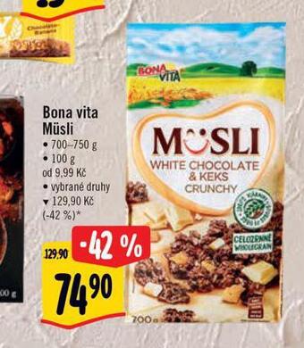 Albert Bona vita musli nabídka