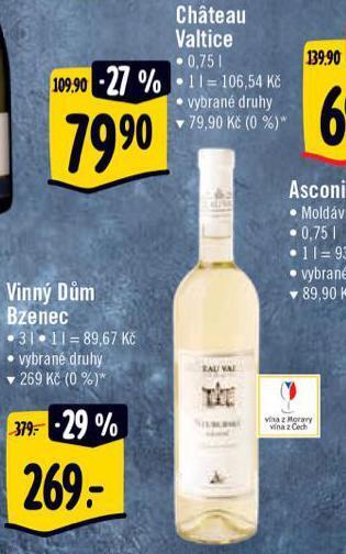 Albert Chateau valtice nabídka