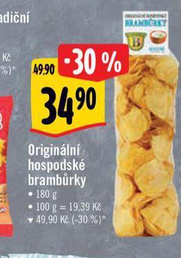 Albert Originální hospodské brambůrky nabídka