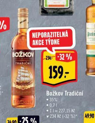 Albert Božkov tradiční nabídka