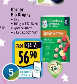 Albert Gerber bio křupky nabídka