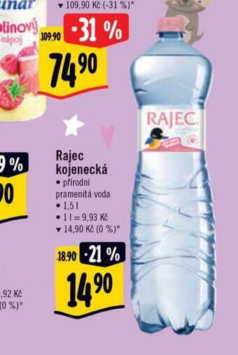 Albert Rajec kojenecká voda nabídka