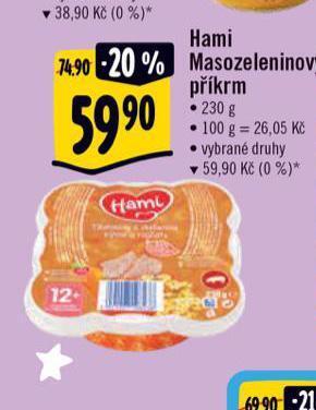 Albert Hami masozeleninový příkrm nabídka