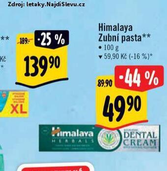 Albert Himalaya zubní pasta nabídka