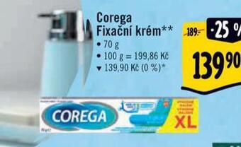 Albert Corega fixační krém na zubní náhrady nabídka